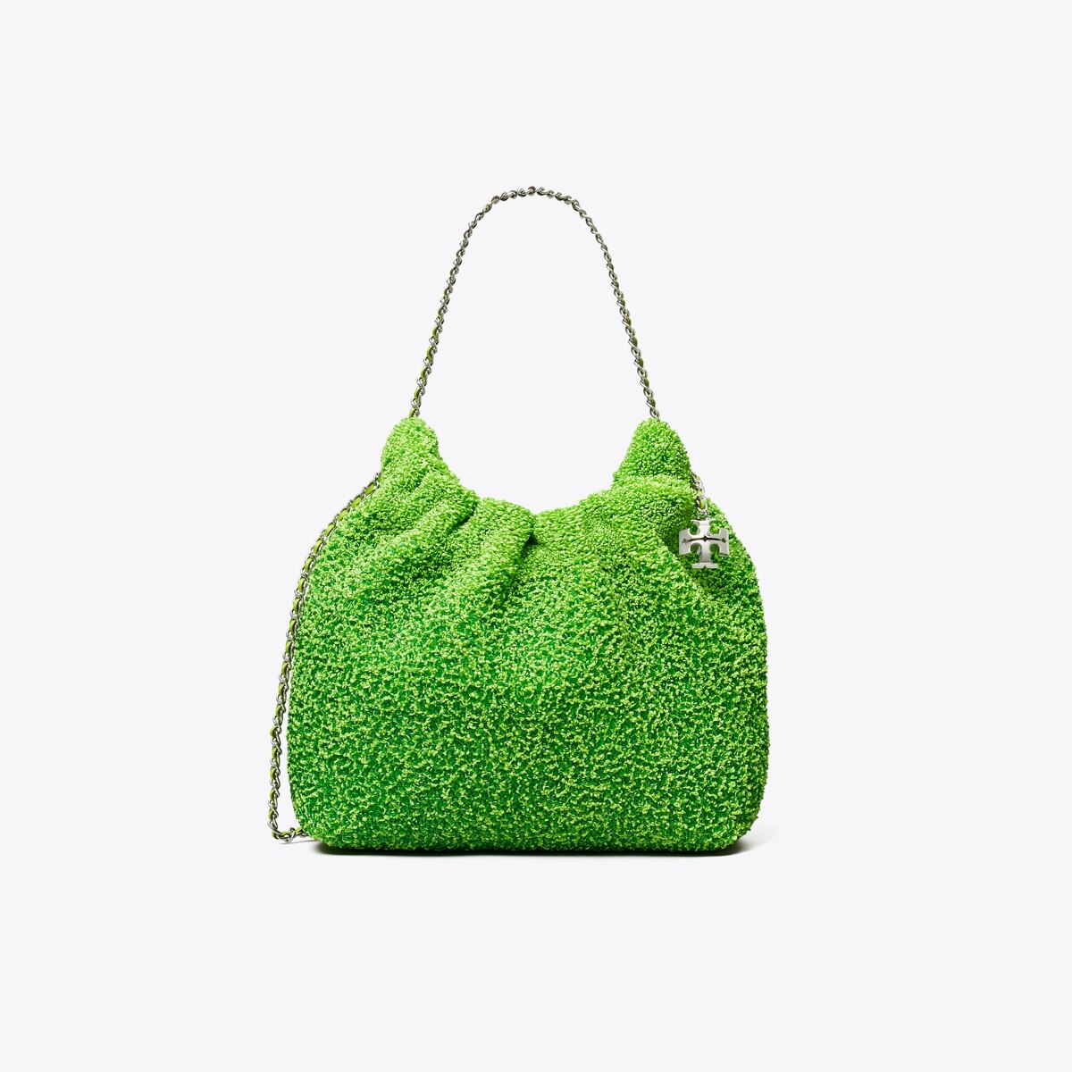 【限定コラボ】TORY BURCH×BONBON ホーボーバッグ MINI FLEMING TB x BonBon Mini Fleming Embellished Hobo Bag: Women's