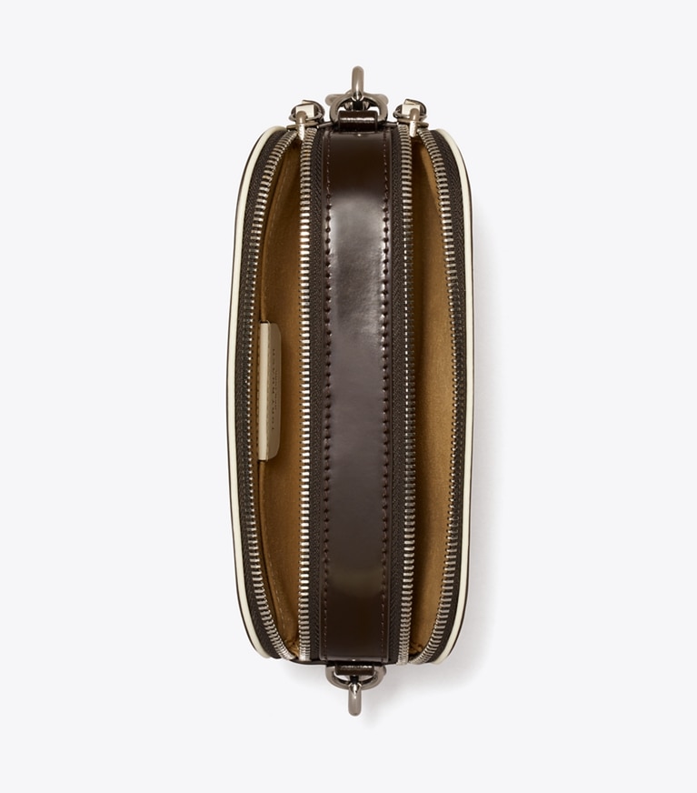 Tory Burch designer crossbody bags TB x BonBon Mini Miller Crossbody Bag in Cola angle