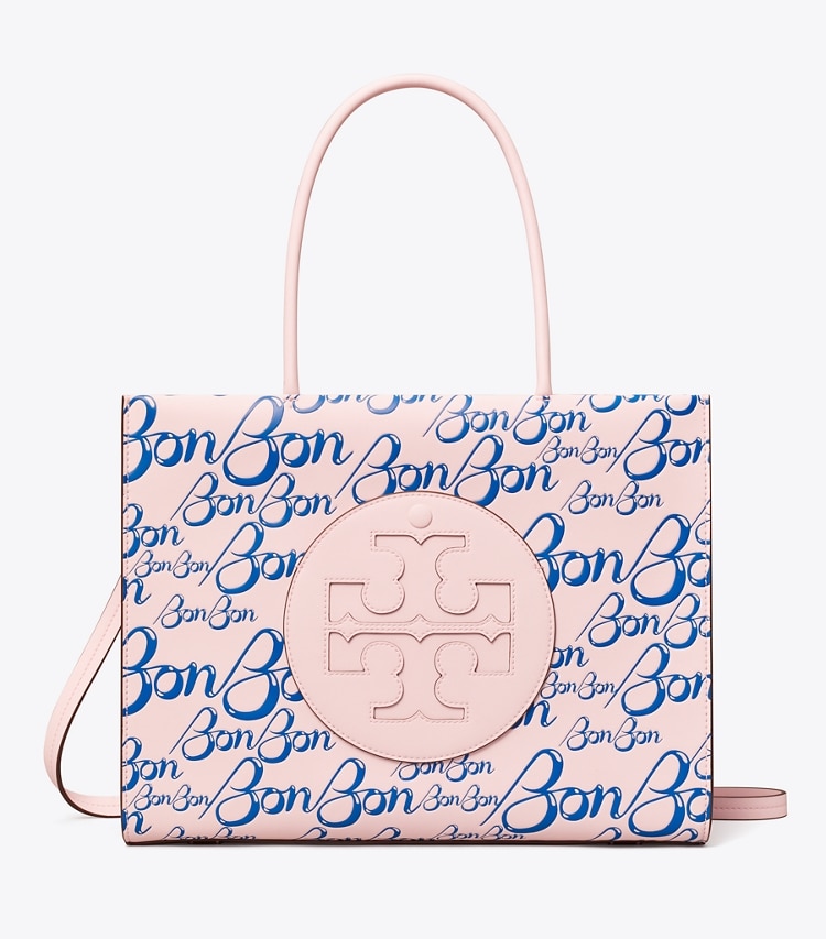 Tory Burch designer tote bags TB x BonBon Small Ella Bio Tote in BonBon Pink front