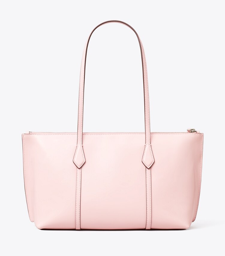 Tory Burch designer tote bags TB x BonBon Small Perry Zip Tote in Shocktart back