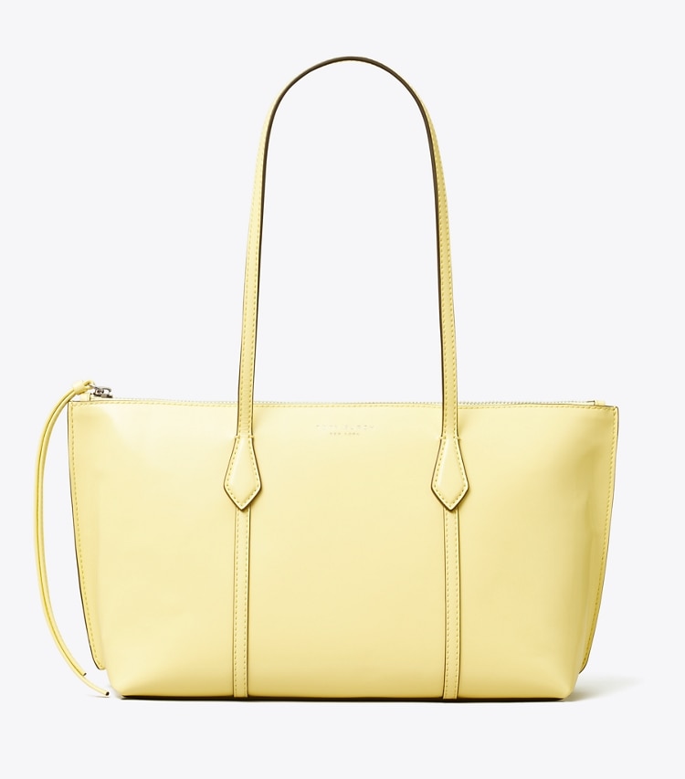 Tory Burch designer tote bags TB x BonBon Small Perry Zip Tote in LEMON SWIRL front