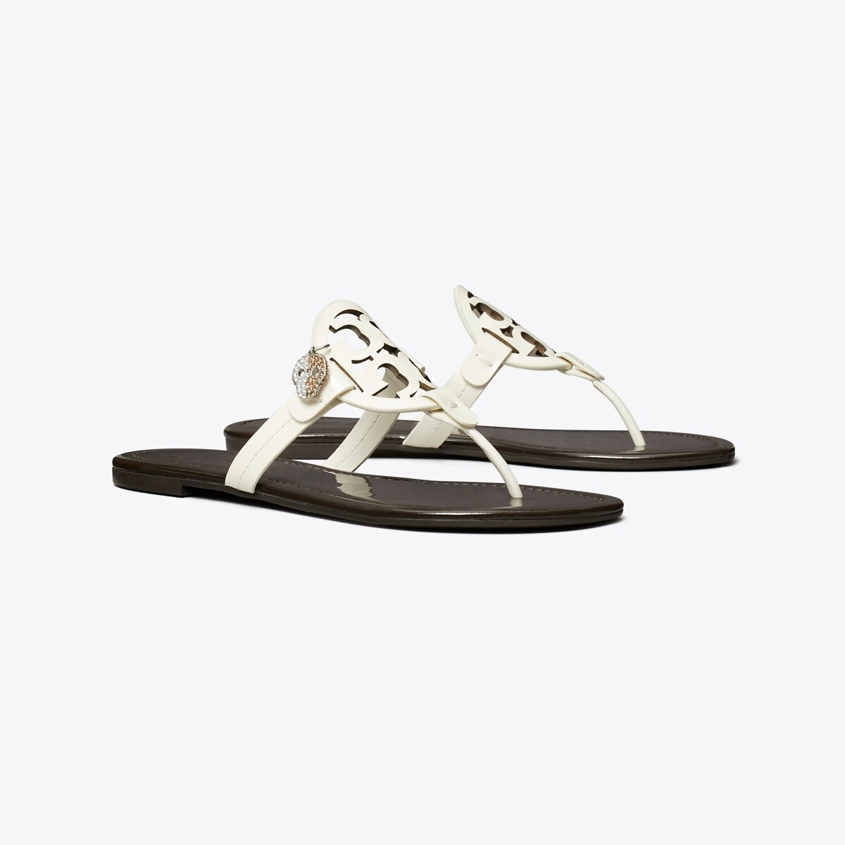 TORY BURCH x BonBon 国内買付 ミラー パテント サンダル TB x BonBon ミラー パテント サンダル: レディース サンダル