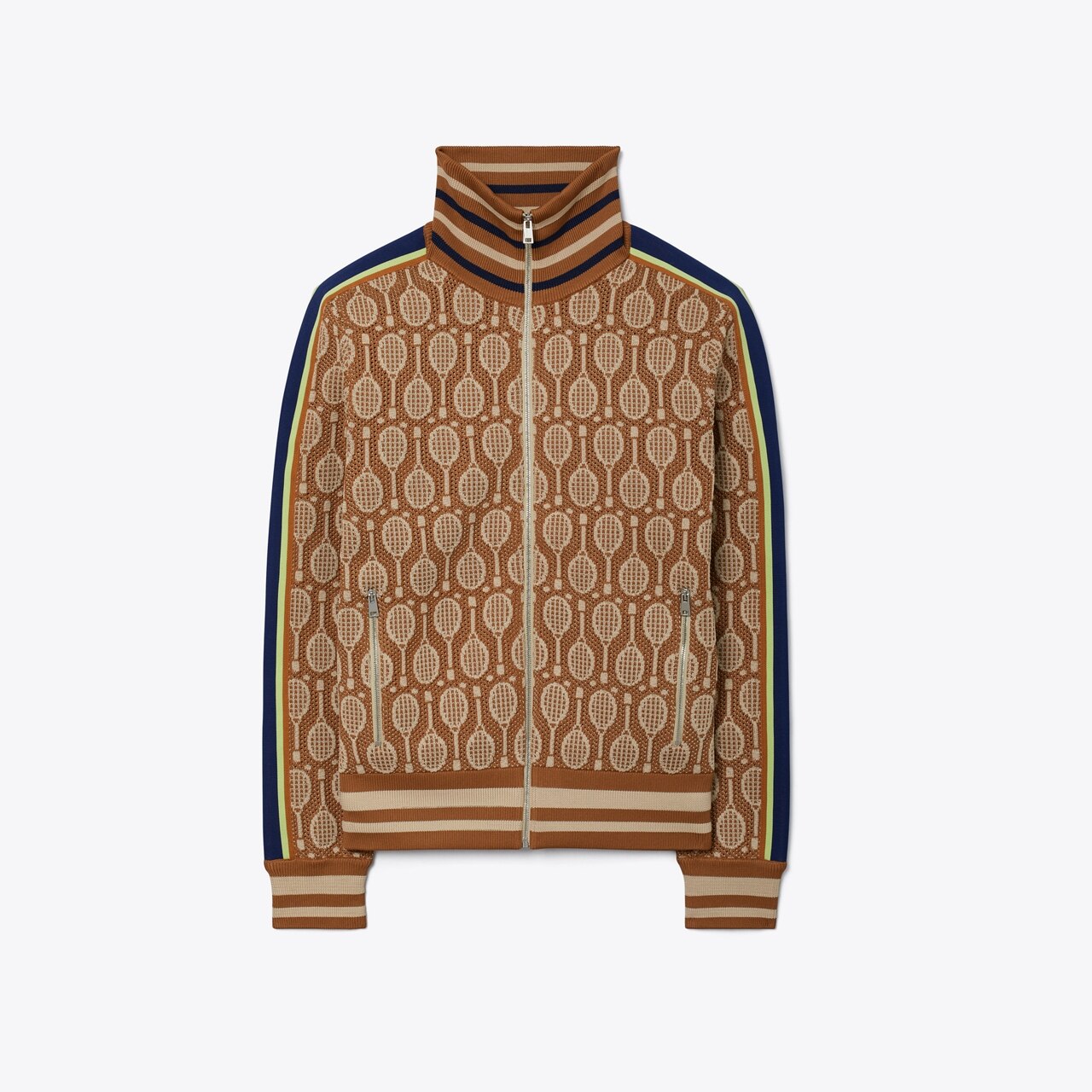 Monogram Jacquard Fleece Zip-Through Jacket - Ready-to-Wear