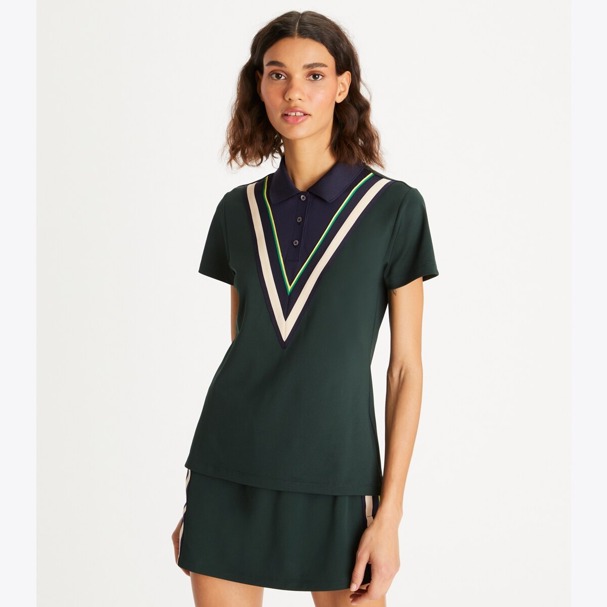 TECH PIQUÉ CHEVRON POLO - thumbnail 2