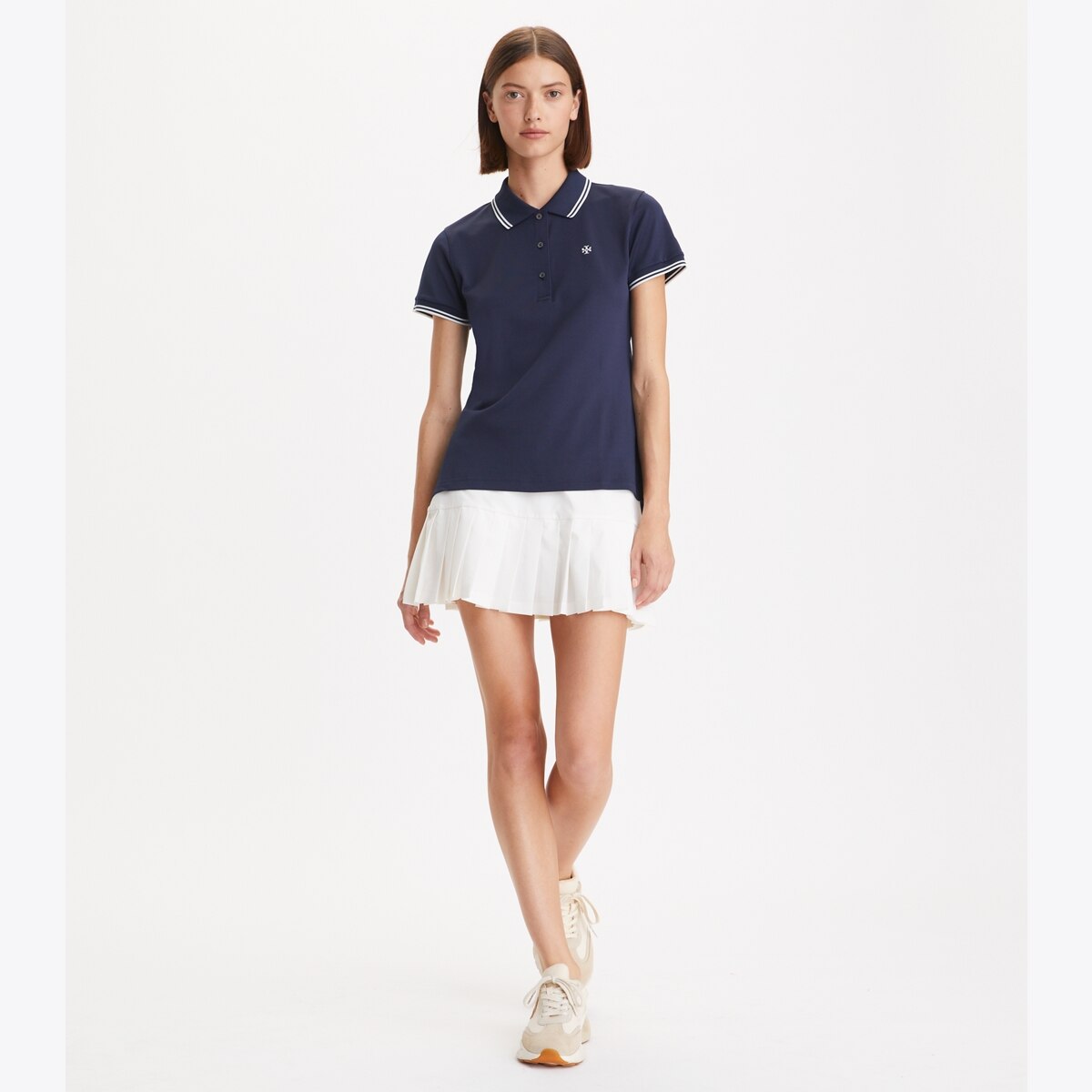 Tech Piqué Polo: Women's Designer Tops | Tory Sport