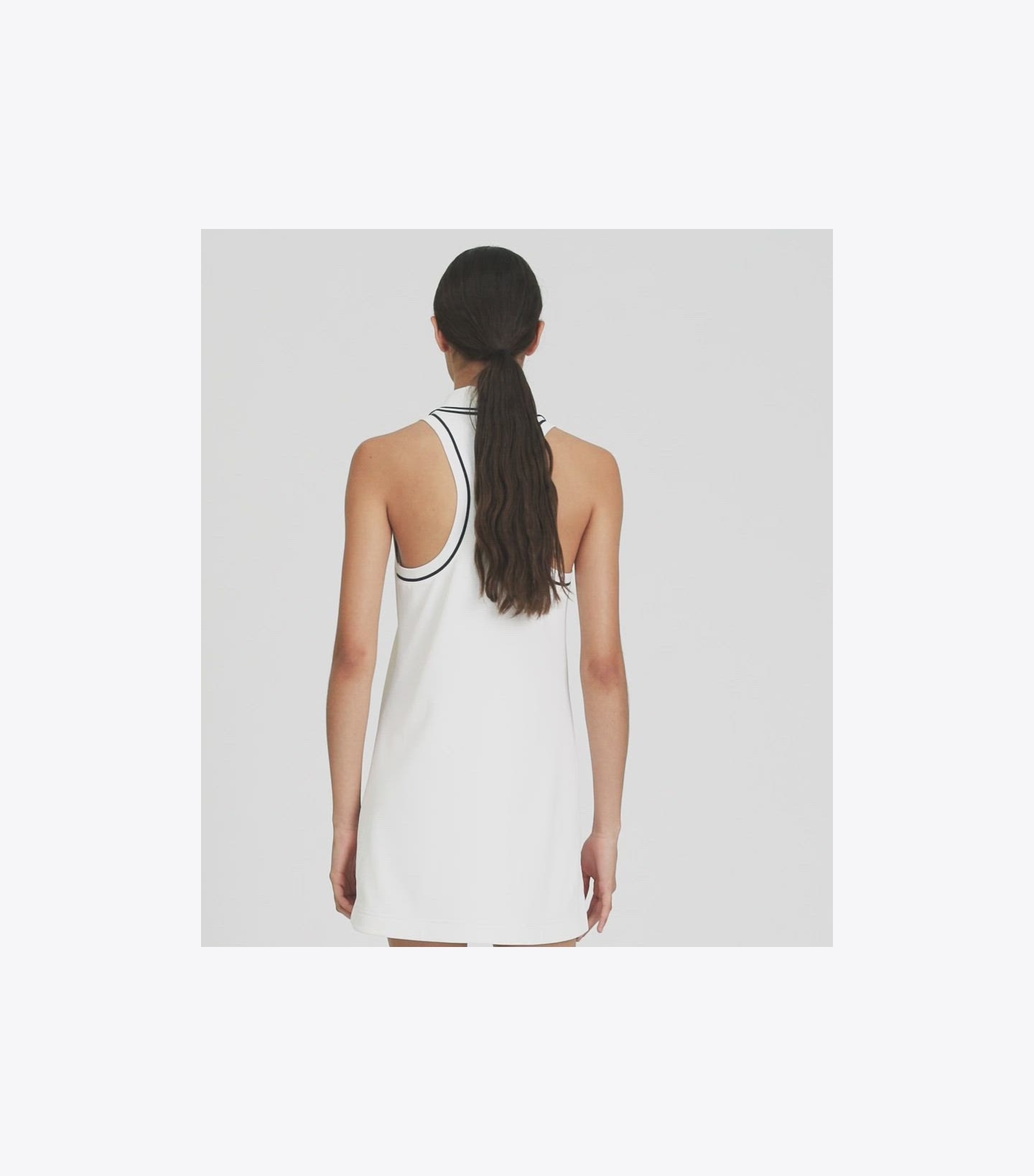 Tech Piqué Racerback Tank Tennis Dress