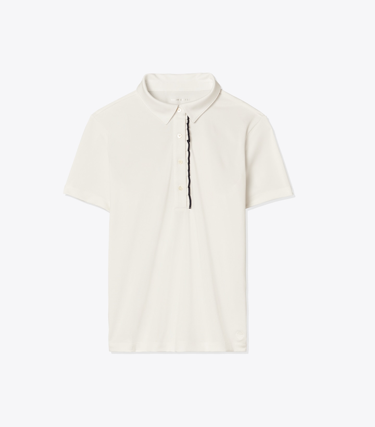 Tech Piqué Ruffle Polo