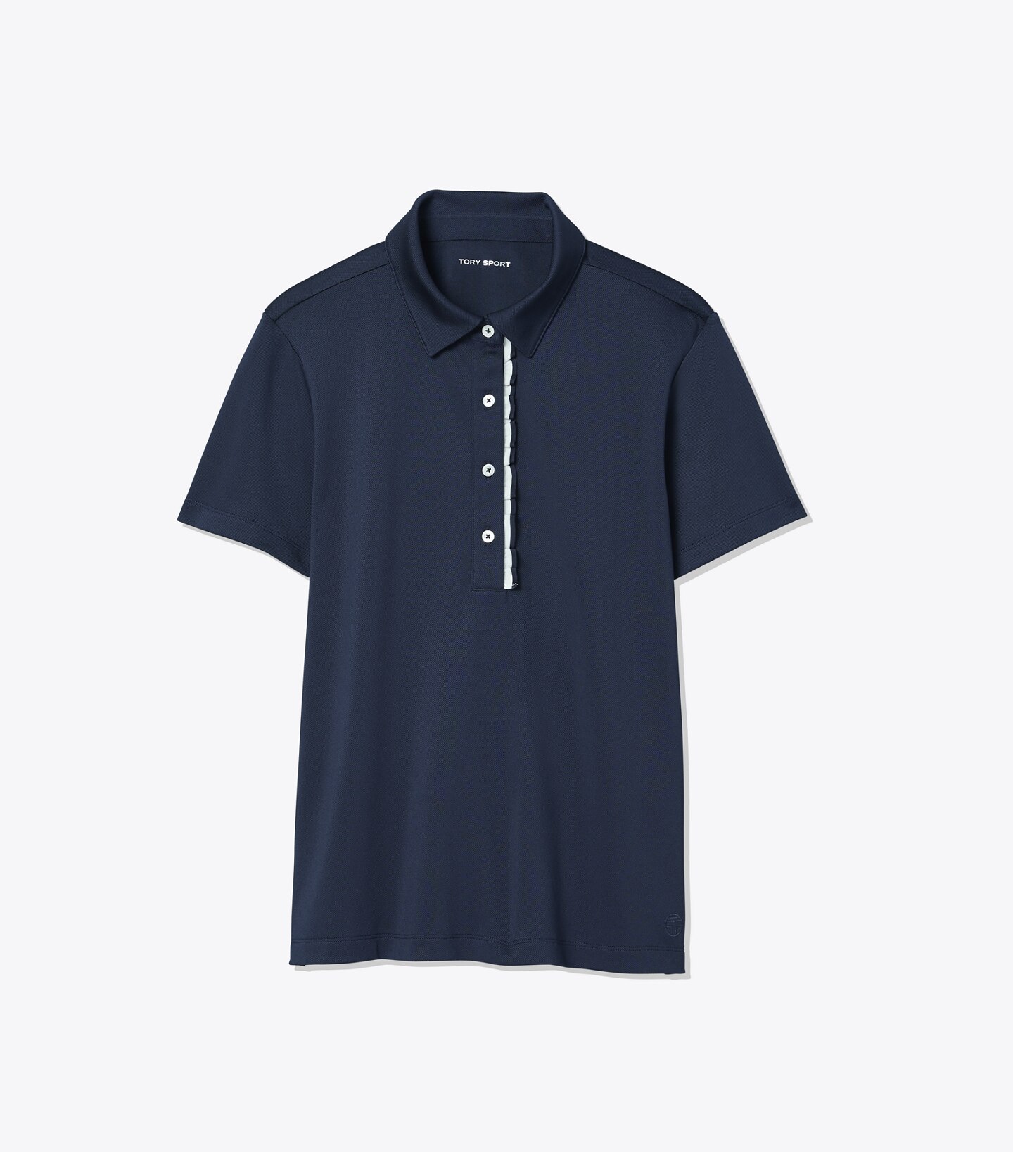 Tech Piqué Ruffle Polo