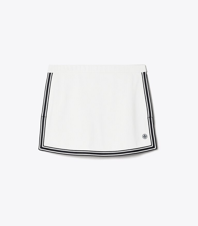 Tech Piqué Side-Slit Tennis Skirt: Women's Designer Bottoms | Tory 