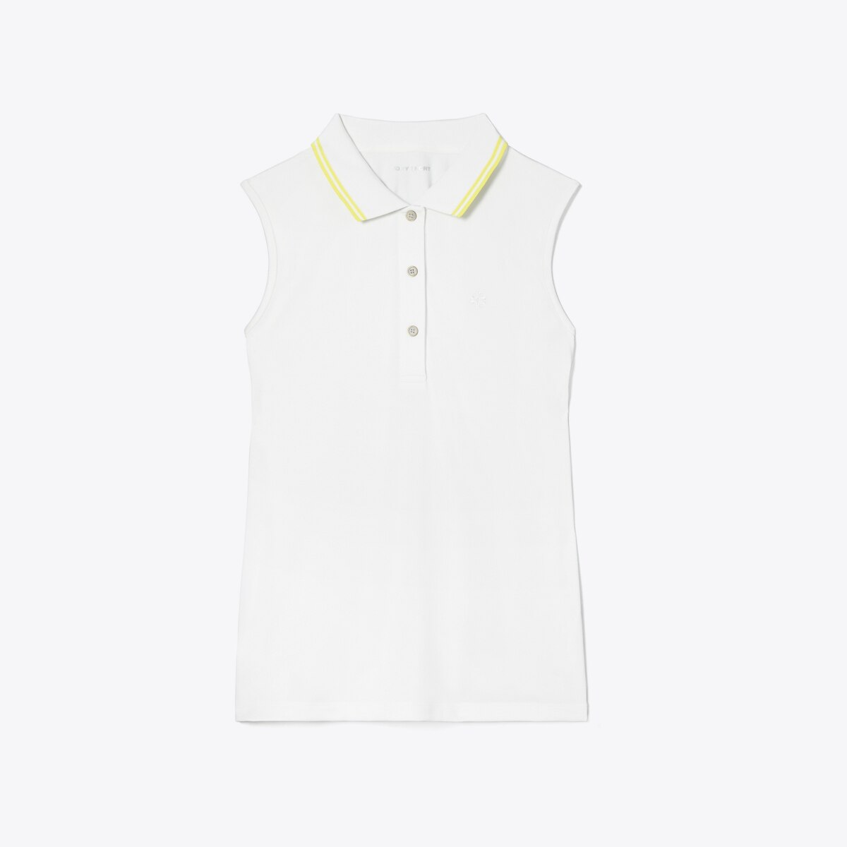 Tech Piqué Sleeveless Polo: Women's Designer Tops | Tory Sport
