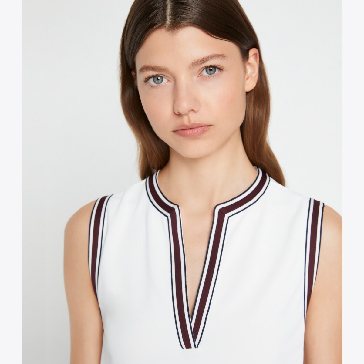 【エレガント】Tory Burch★メッシュタンク 水着 送関無料 tech-piqué-tunic-tank-front.