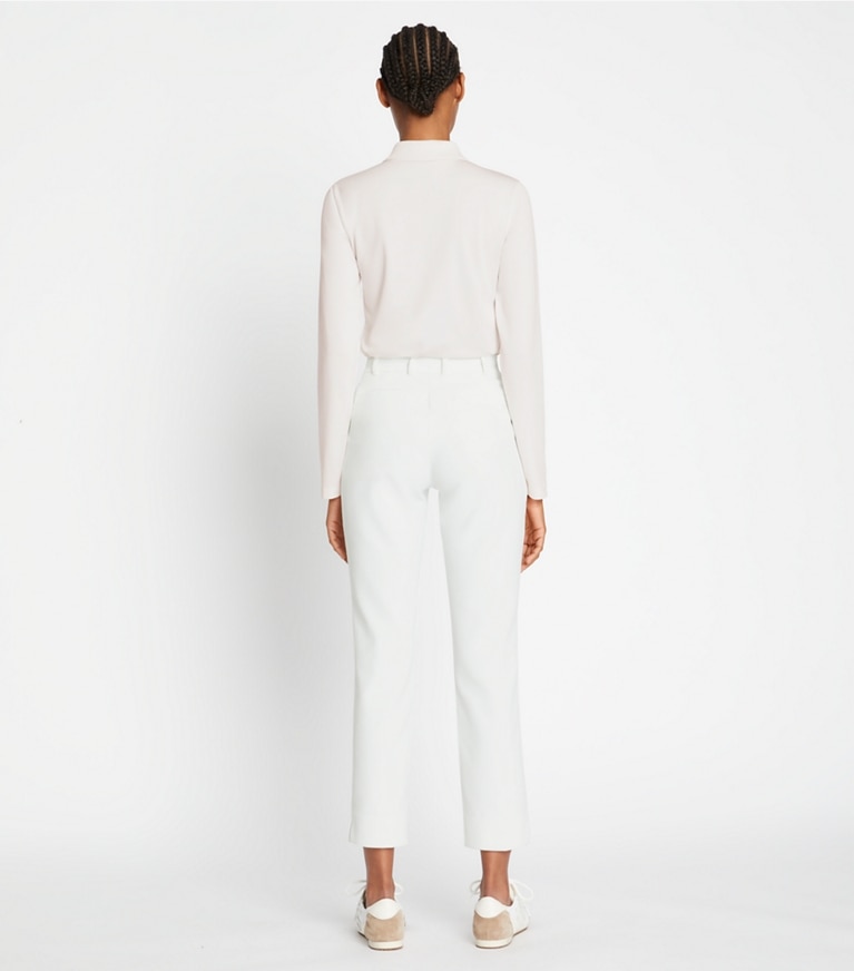 Tory Sport designer bottoms Tech Twill Golf Pant in Snow White front