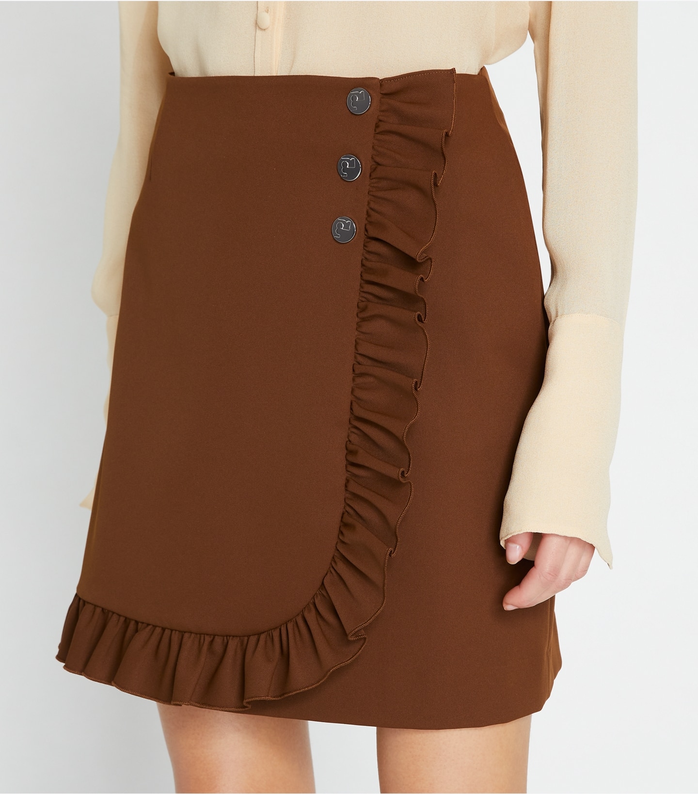 Tech Twill Ruffle Golf Skirt