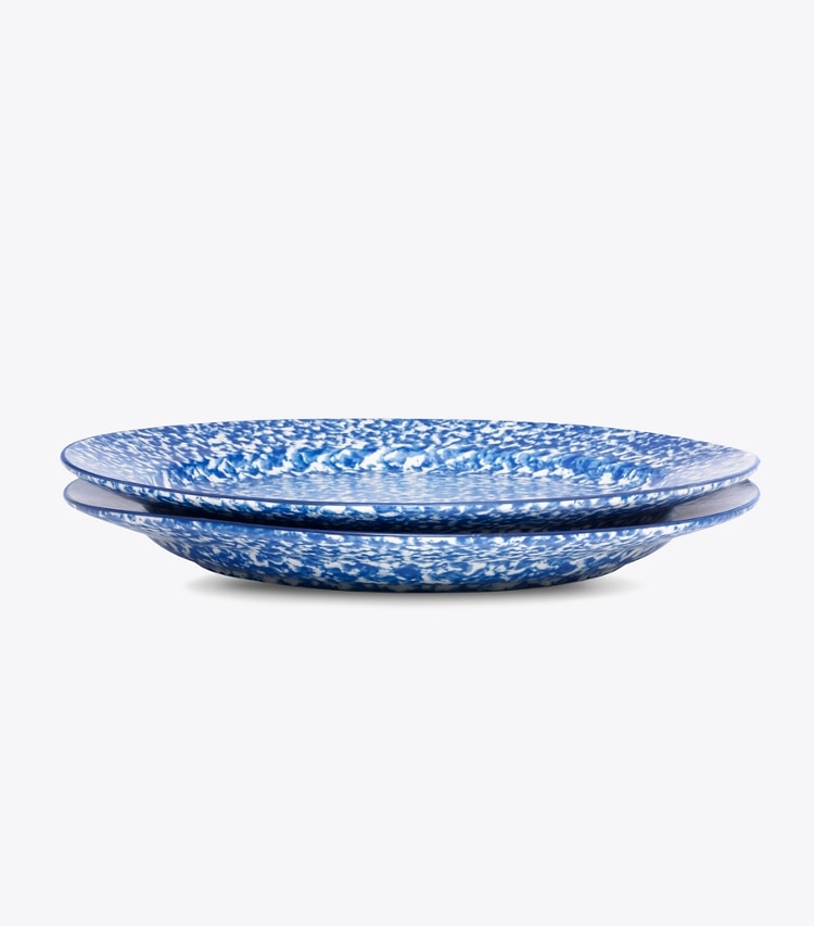 Tory Burch designer geschirr & gläser Teller Im Spongeware-Design, 2er-Set in Sponge group