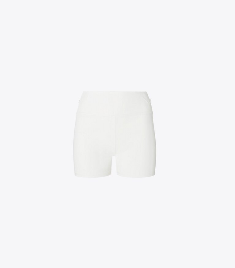 Tory Sport designer kleider Tenniskleid aus Performance-Mesh in Snow White front
