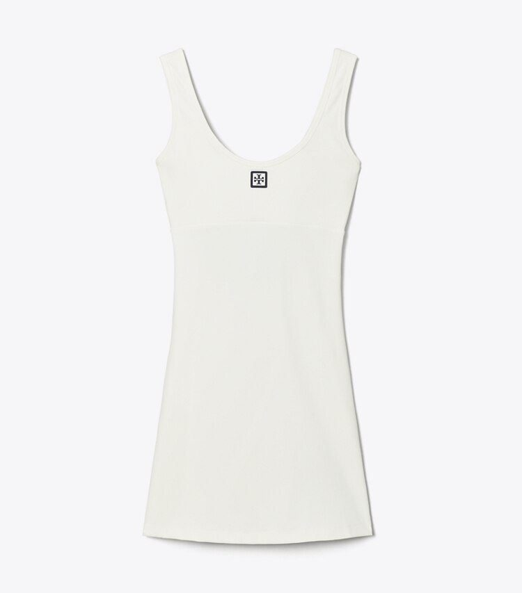 Tory Burch designer kleider Tenniskleid in A-Linie in Snow White front