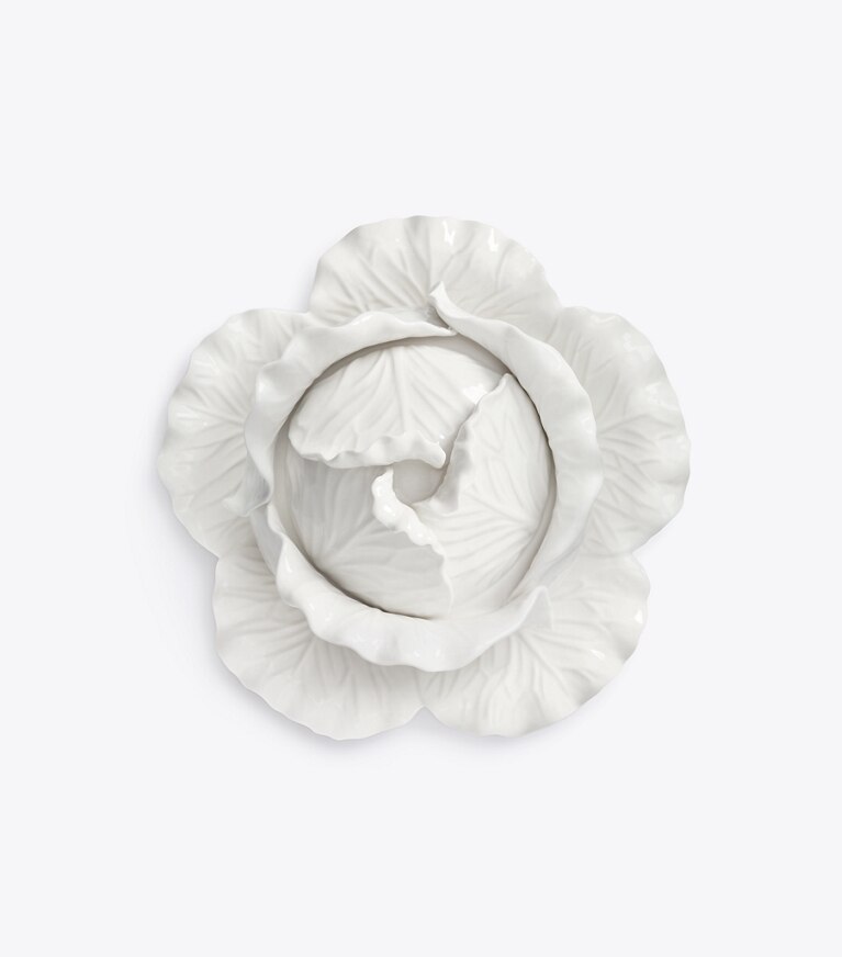 Tory Burch designer geschirr & gläser Terrine Im Lettuce-Design  in White front