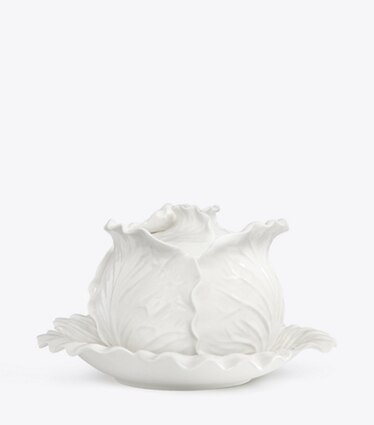 Tory Burch designer vaisselle Terrine Im Lettuce-Design in White front