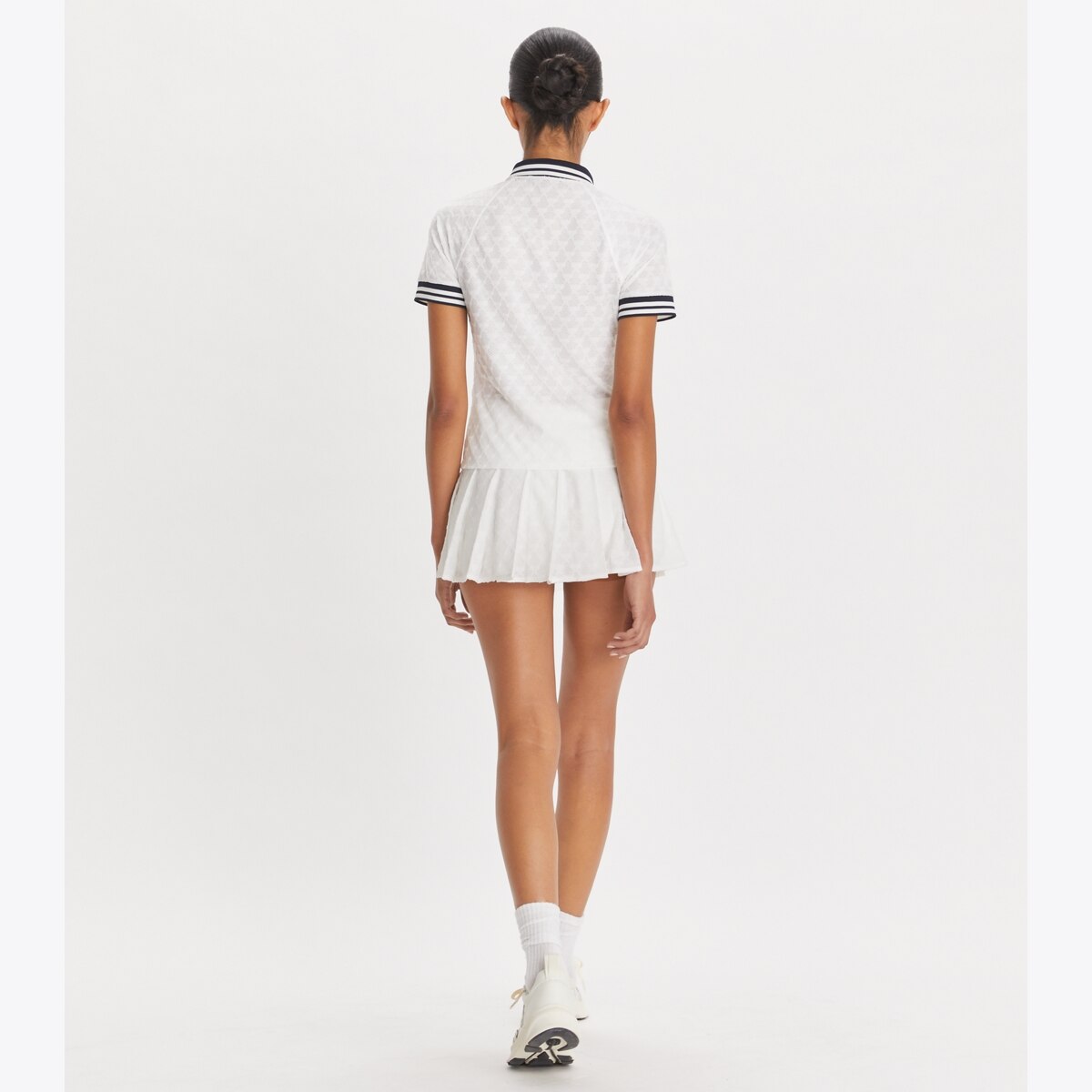Terry Jacquard Mini Tennis Skirt: Women's Designer Bottoms