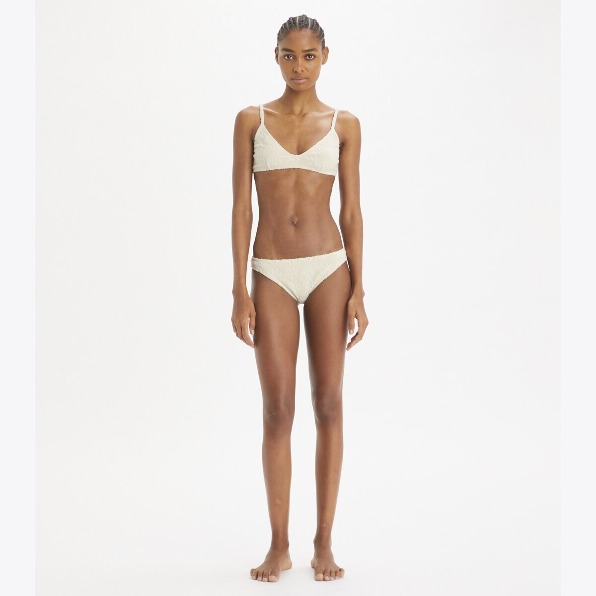 ビキニ Tory Burch FW25 TERRY BIKINI BOTTOM (167701 654) tory burch bikini panties womanterry logo bikini bottom