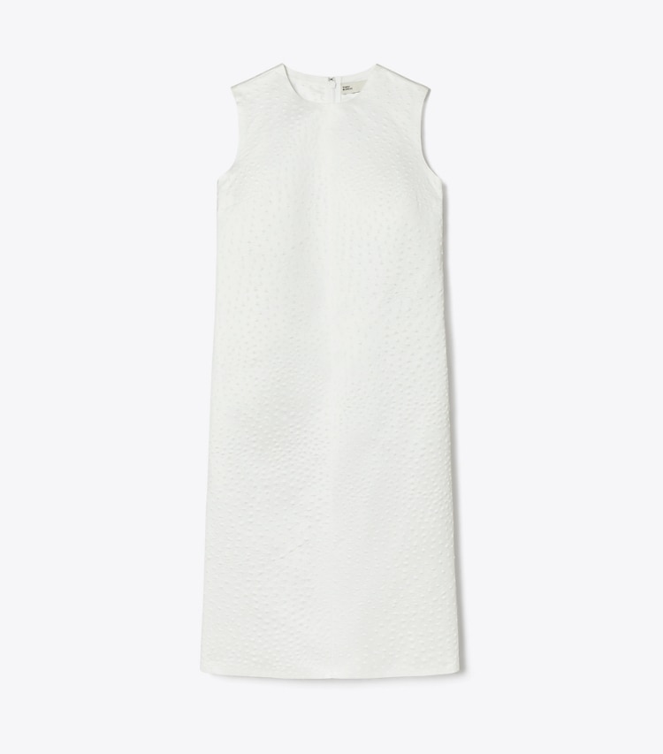 Tory Burch designer dresses Textured Dress in White front