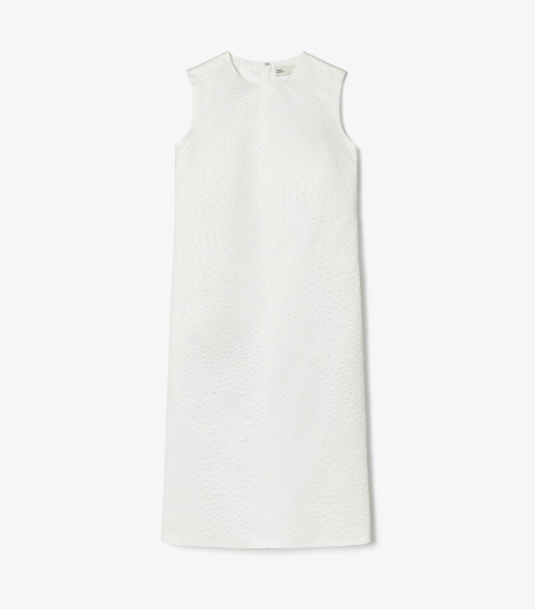 Tory Burch designer dresses Textured Dress in White front