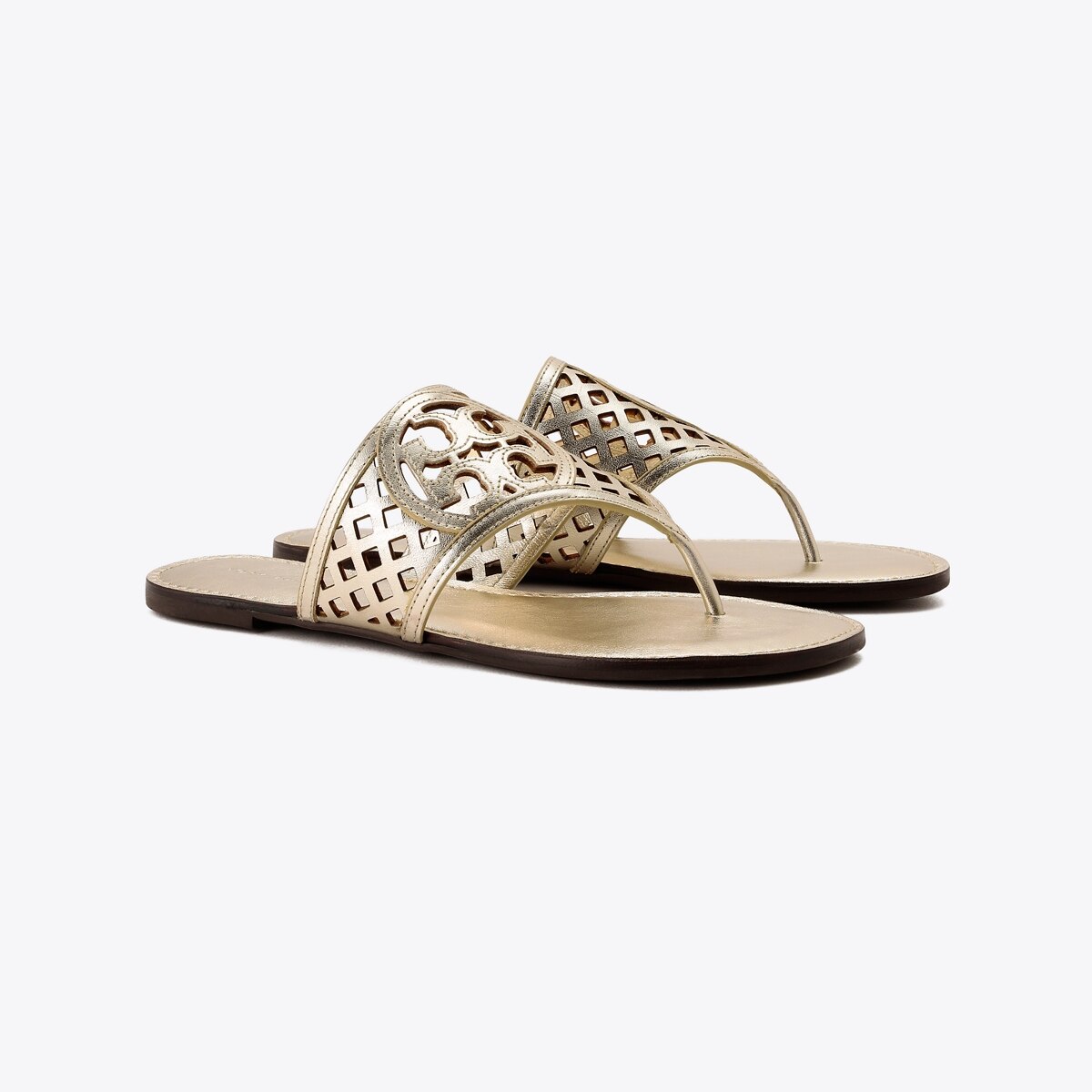 サッチ メタリック トングサンダル: レディース サンダル | Tory Burch JP