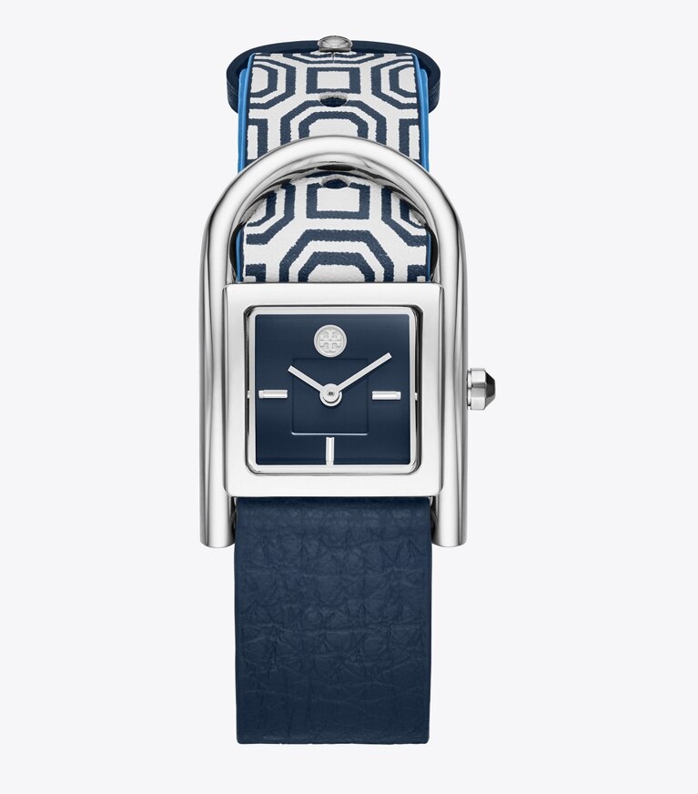 Tory burch navy hot sale blue watch