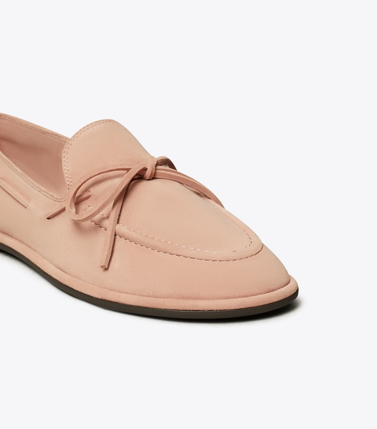 Tory Burch designer flats The Boaty in MALVA / MALVA angle