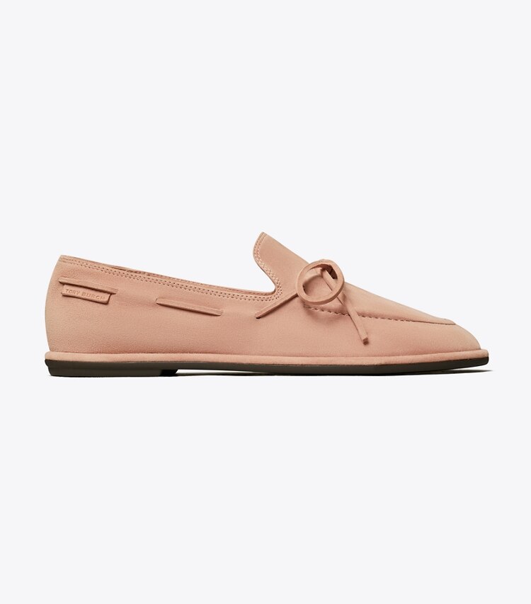 Tory Burch designer flats The Boaty in MALVA / MALVA side