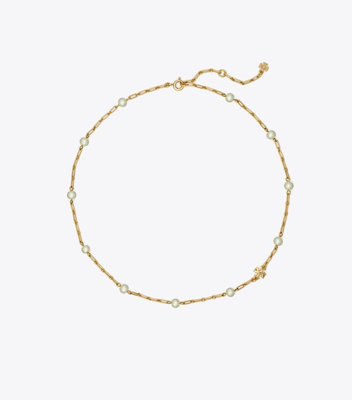 Thin Roxanne Chain Necklace: Women's Designer Necklaces | Tory Burch