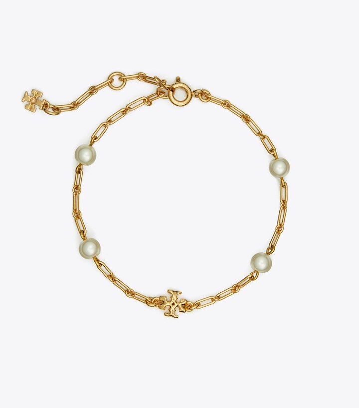 Thin Roxanne Pearl Bracelet: Women's Jewelry, Bracelets