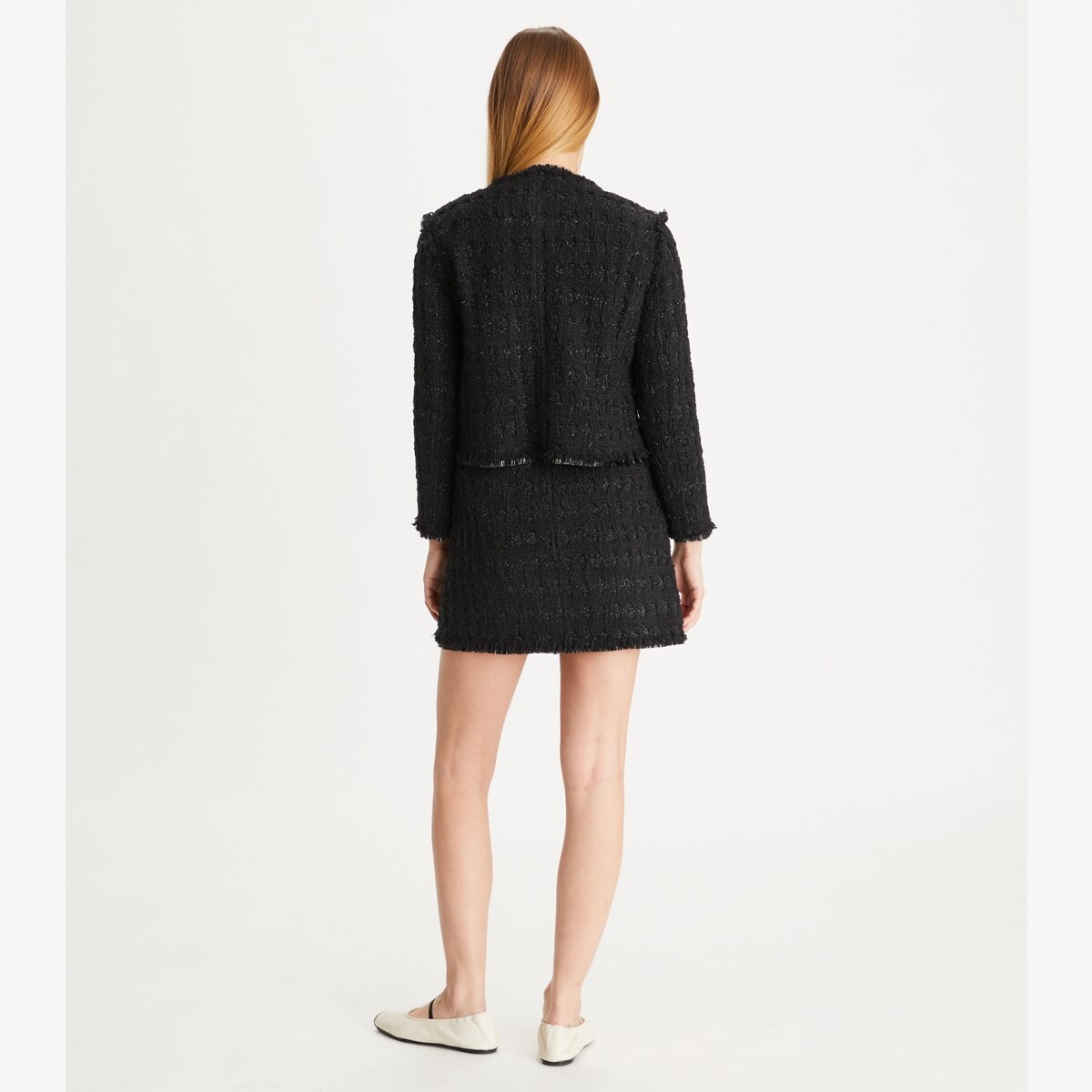 Tinsel Tweed Mini Skirt: Women's Designer Bottoms | Tory Burch