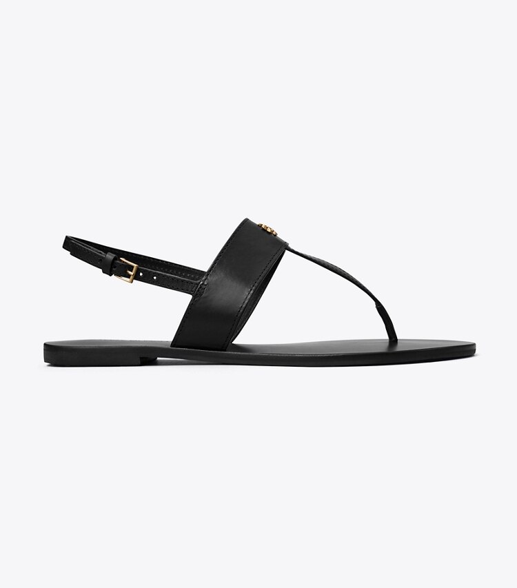 Tory Burch designer sandales Tongs Capri in PERFECT BLACK side
