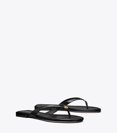 Tory Burch designer sandales Tongs classiques in PERFECT BLACK angle
