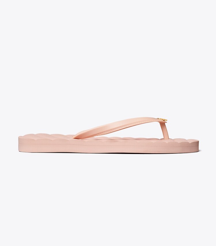 Tory Burch designer sandales Tongs Kira in MEADOWSWEET / GOLD side