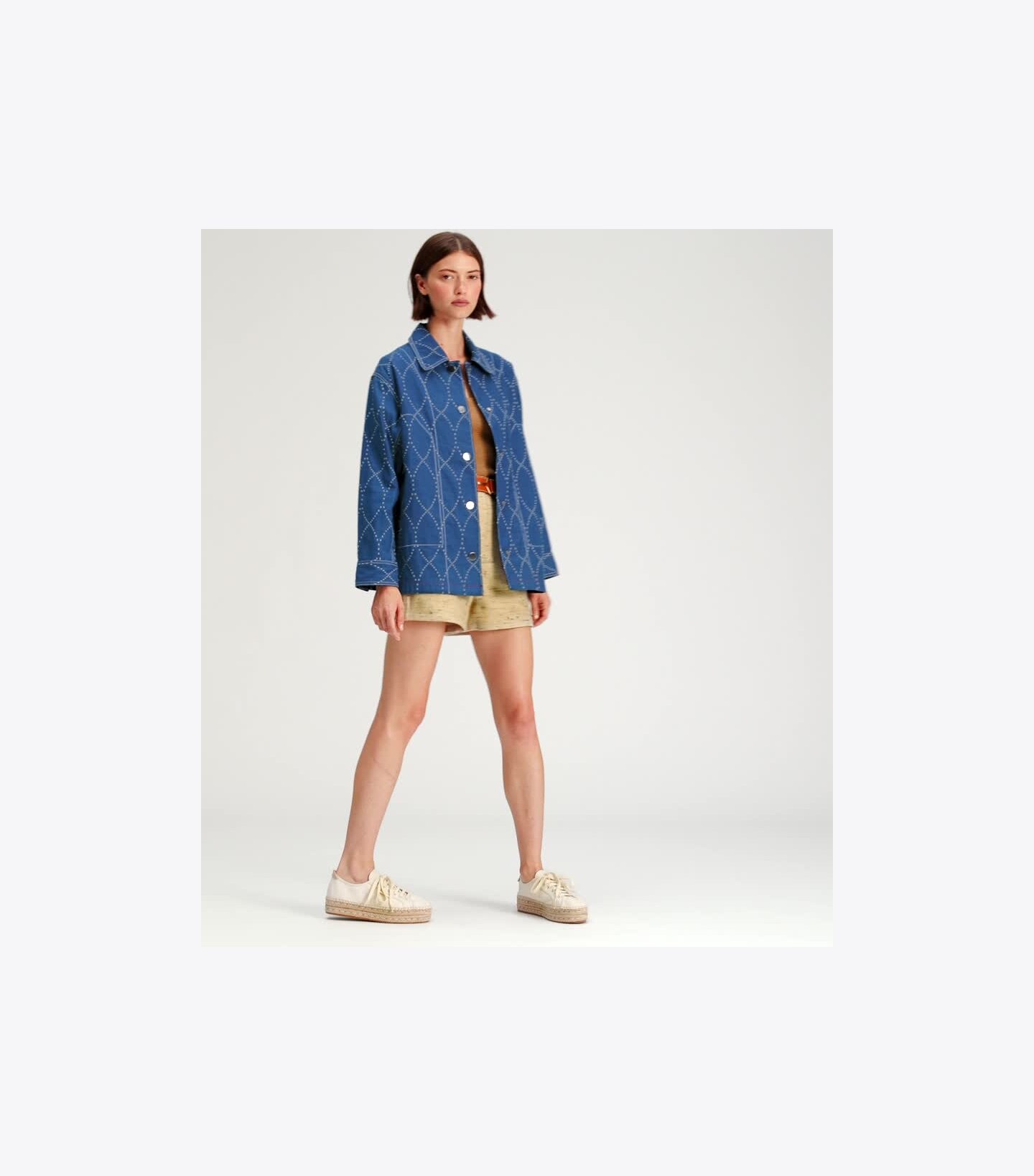 Topstitch Denim Jacket