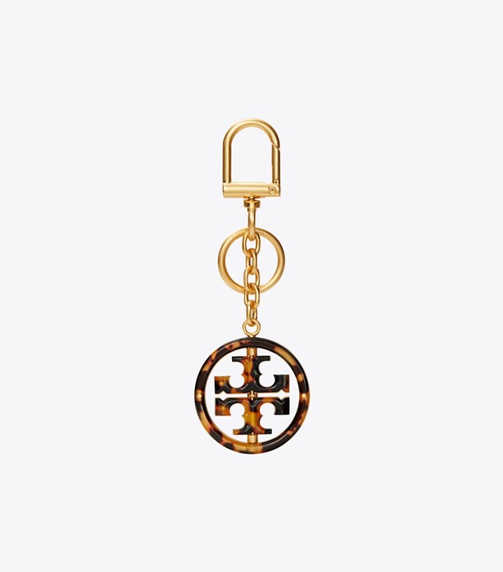 Tortoise Logo Key Ring: Women's Designer Bag Charms & Key Rings | Tory Burch