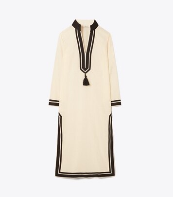 Embellished Short Caftan: Women's Designer Coverups | Tory Burch