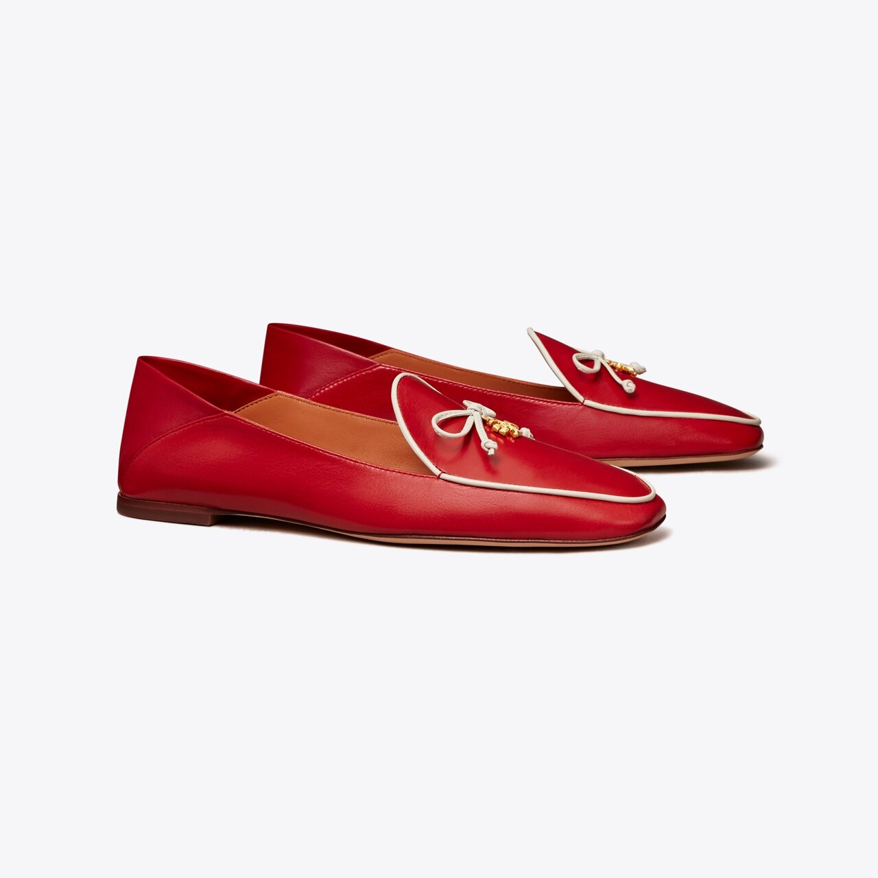 Tory Burch, Shoes, Tory Burch Acorn Charm Smoking Slipper Loafers Shoes  Borgundy Red Velvet