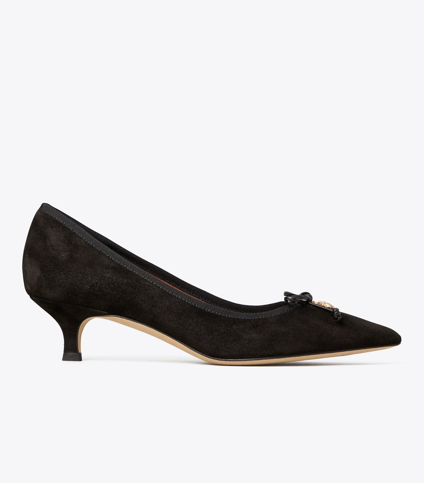 Tory Charm Suede Pump