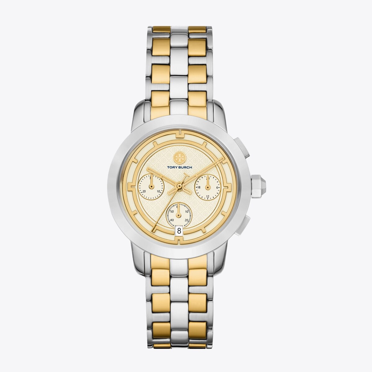 Tory Chronograph Watch, Two-Tone Gold/Stainless Steel: Women's Designer  Strap Watches | Tory Burch