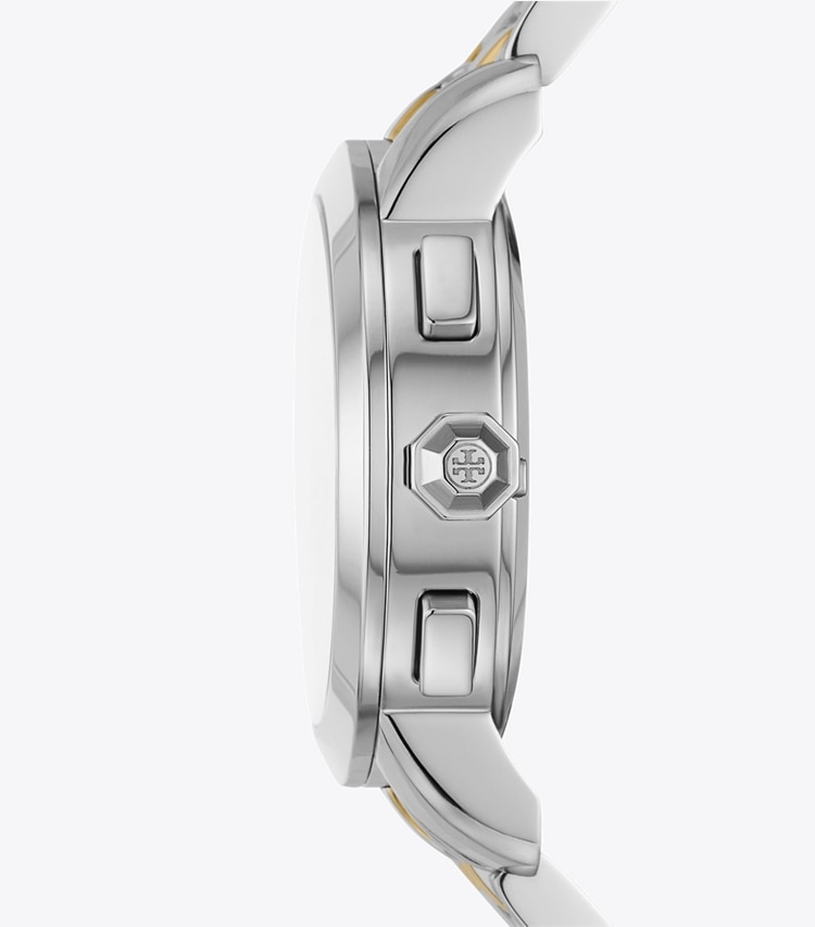 Tory Burch designer strap watches Tory Chronograph Watch in IVORY/TWO-TONE side