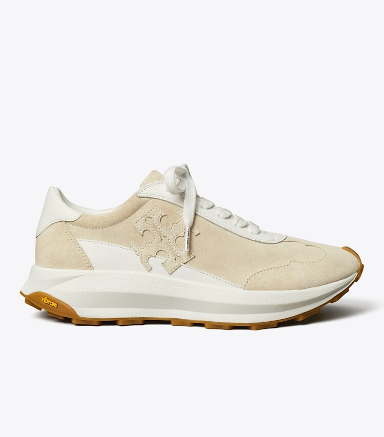 Tory Burch designer sneakers Tory Sneaker in LIGHT CREAM / LIGHT CREAM / WHITE side