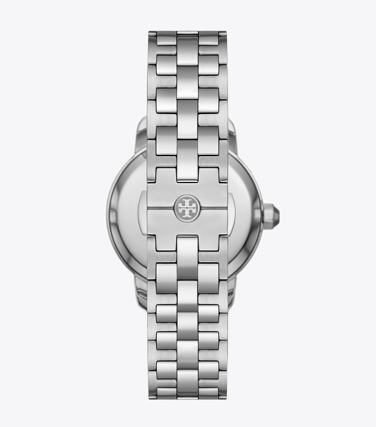 Tory Burch designer strap watches Tory Watch, Stainless Steel in LIGHT BLUE/SILVER front