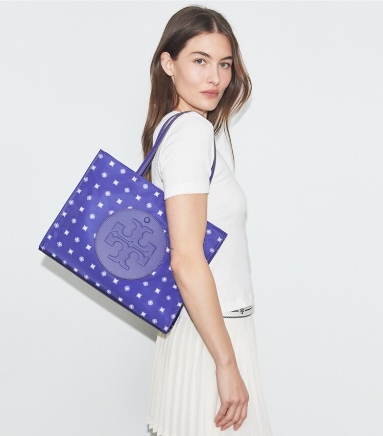 Tory Burch diseñador bolsos tote Tote estampado pequeño Ella en Nothing Ditsy accesorio en modelo