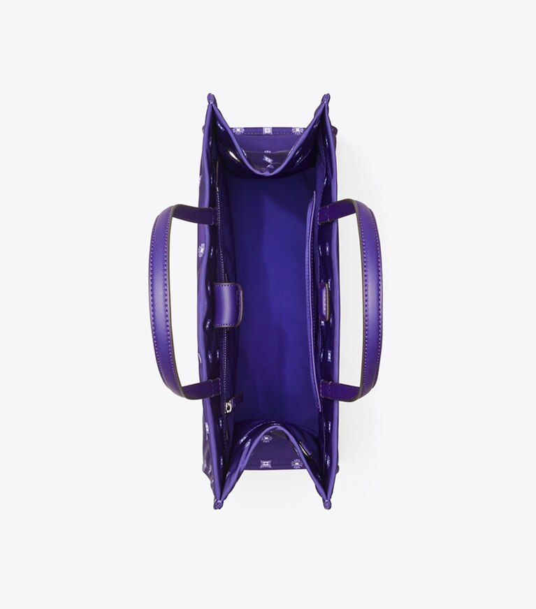 Tory Burch diseñador bolsos tote Tote estampado pequeño Ella en Nothing Ditsy vista superior