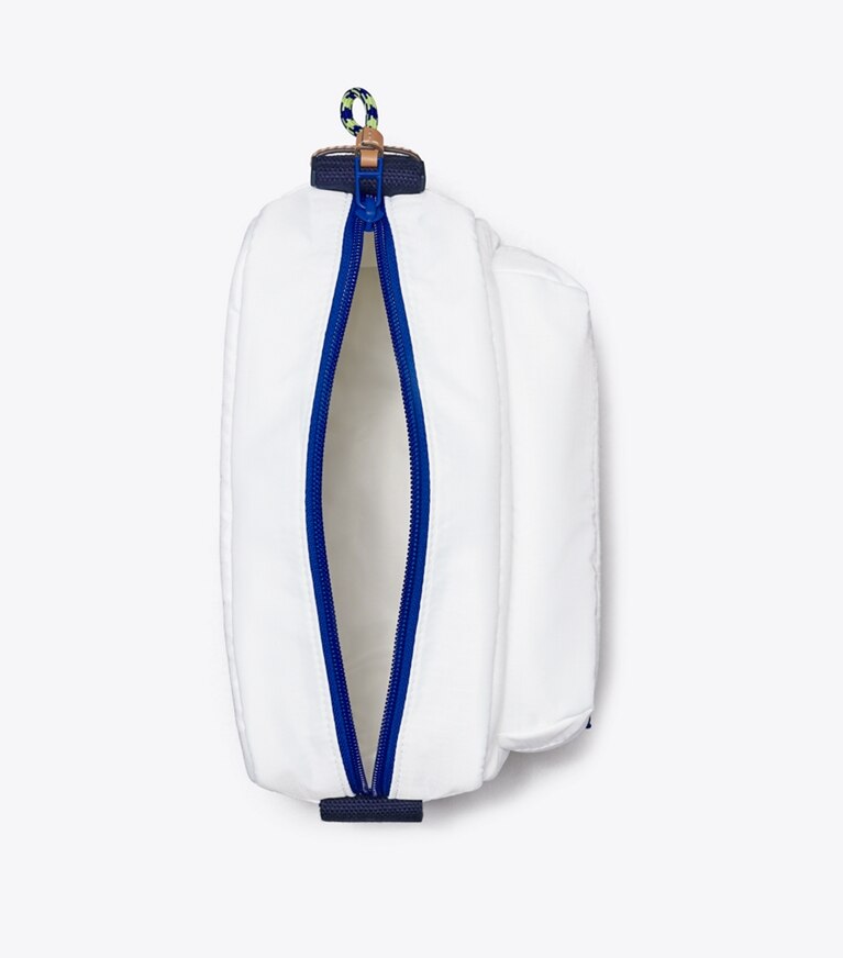Tory Burch designer borse a spalla Tracolla in ripstop in Snow White angle