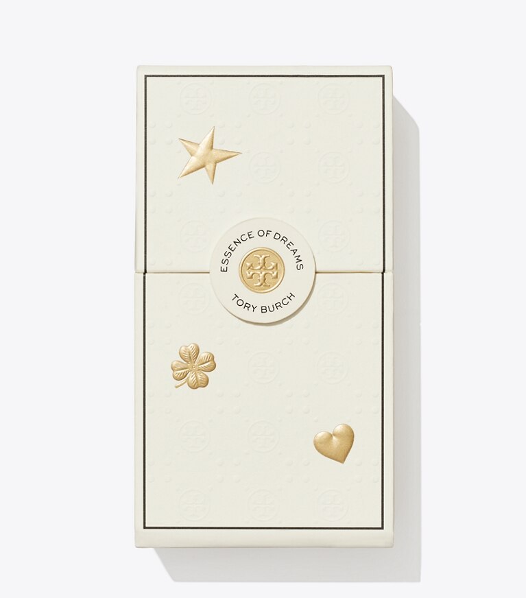 Tory Burch designer perfume Travel Spray Charm Set in YELLOW/BLUE/PINK front