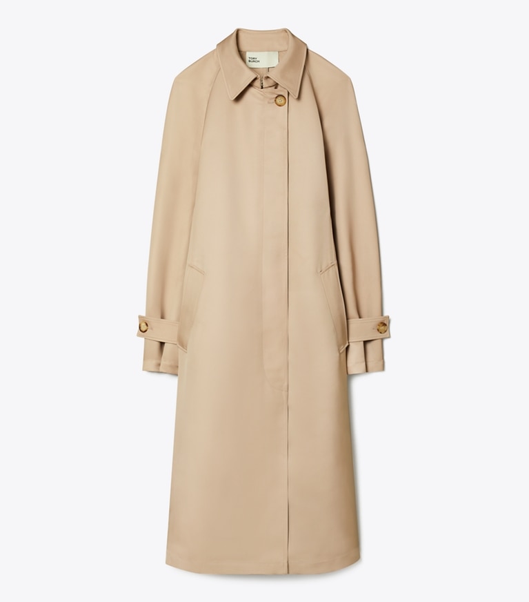 Tory Burch designer mäntel Trenchcoat aus Viskose in Beige Sky front